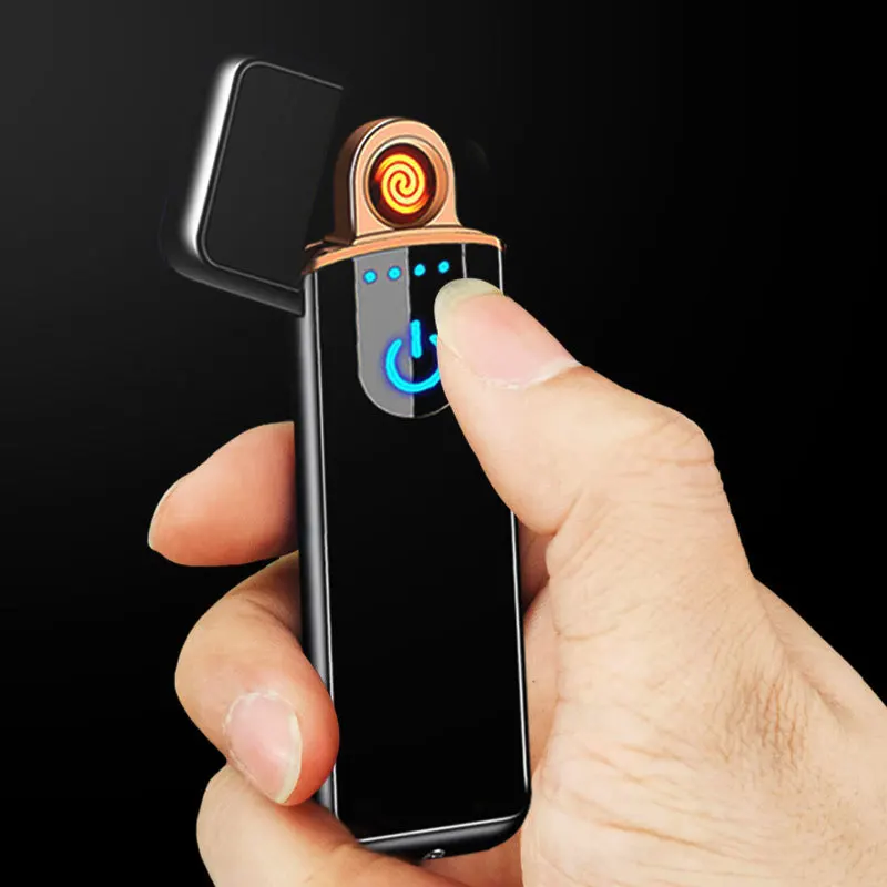 Сенсорный датчик мини-Usb зарядка Зажигалка персонализированный креативный изысканный смысл зажигалка