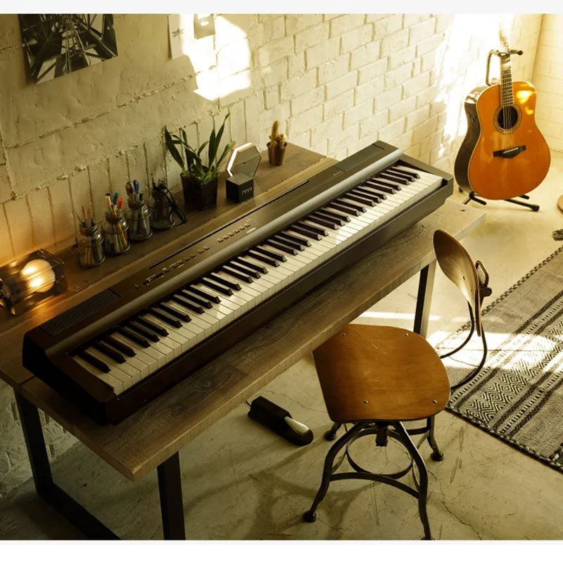 Yamahas heavy hammer portable electric digital piano P125 keyboard instrument 88 keys for beginner