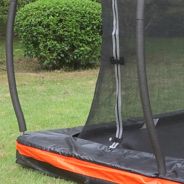 2021 Hot Sale Outdoor Gymnastic Rectangular Inground Trampolines With Safe Net