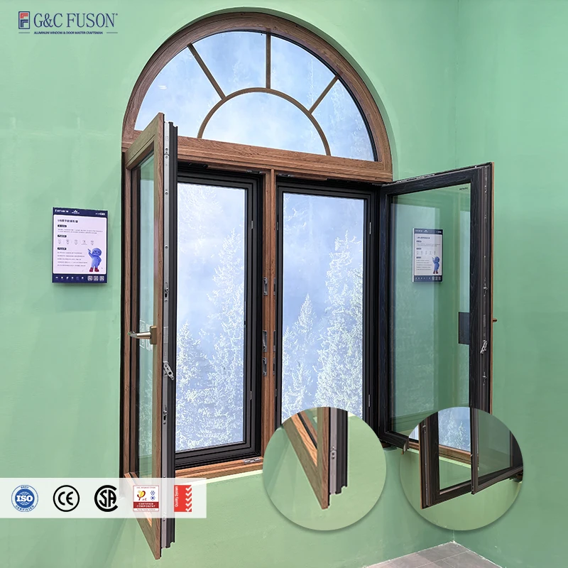 Customizable Modern Design Double Glazed Pvc Casement Windows Windproof Plastic Frame Upvc For Hotels With Screen Pvc Window