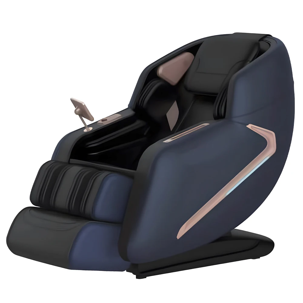4D Smart chip automatic programs Luxury Shiatsu Massage Chair Foot Spa Sl Track Full Body Massage Seat Zero Gravity