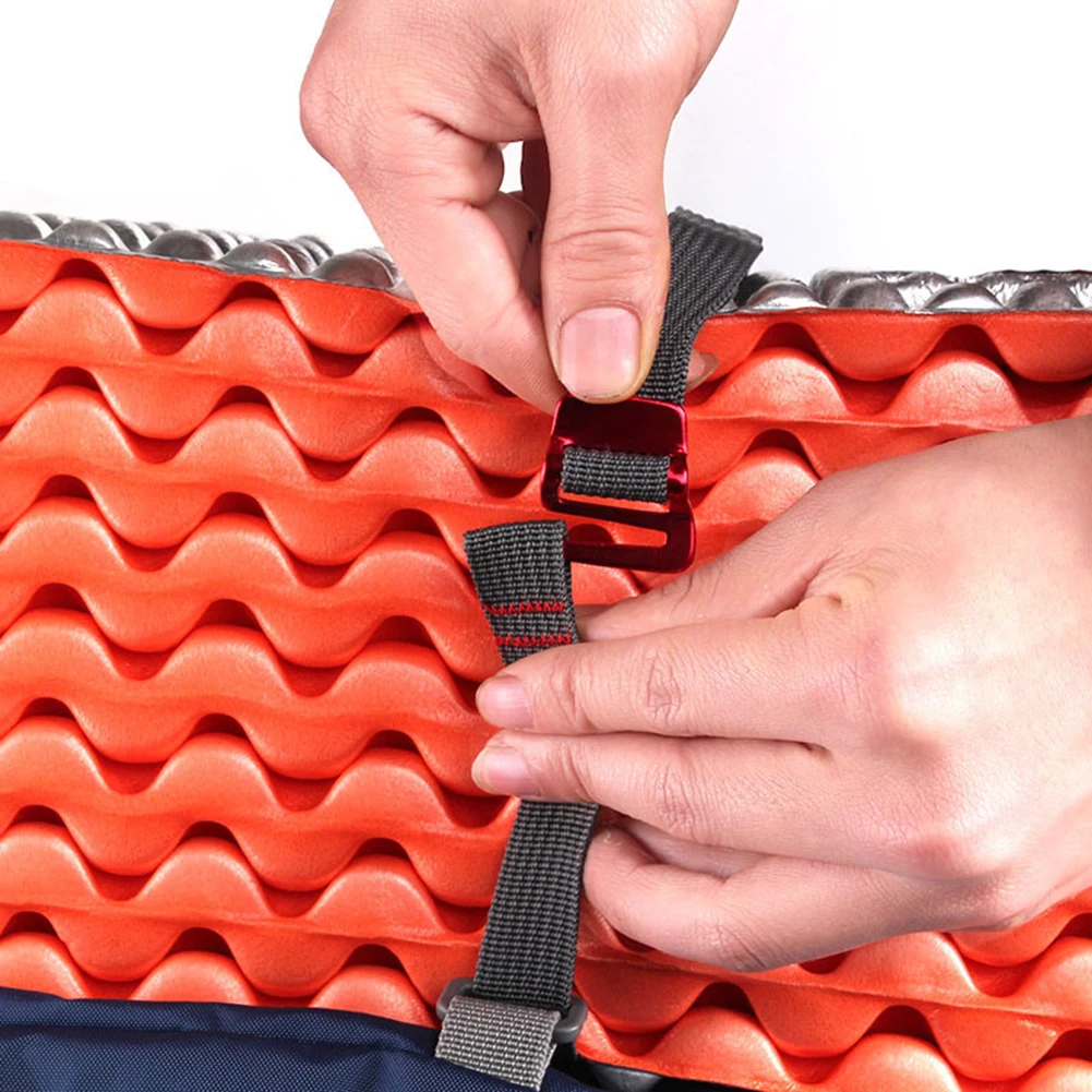 200CM Load 125kg Durable Nylon Cargo Tie Down Luggage Lash Belt Strap With Cam Buckle Travel Kits Camping Luggage