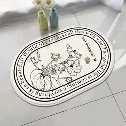 Minimalist designer rugs living room carpet super Absorbent kitchen carpet anti slip belgion cashmere bath mat