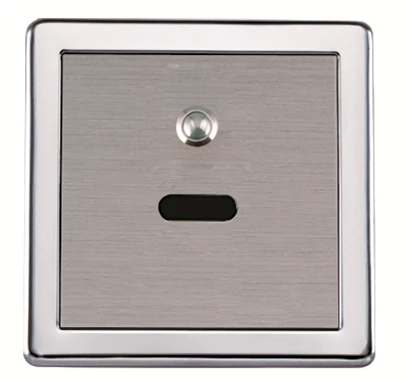 CE Certified Brass Automatic Smart Urinal Flush Valve High Quality Dual Flusher with Manual Sensor Wall Mounted for Hotel Use