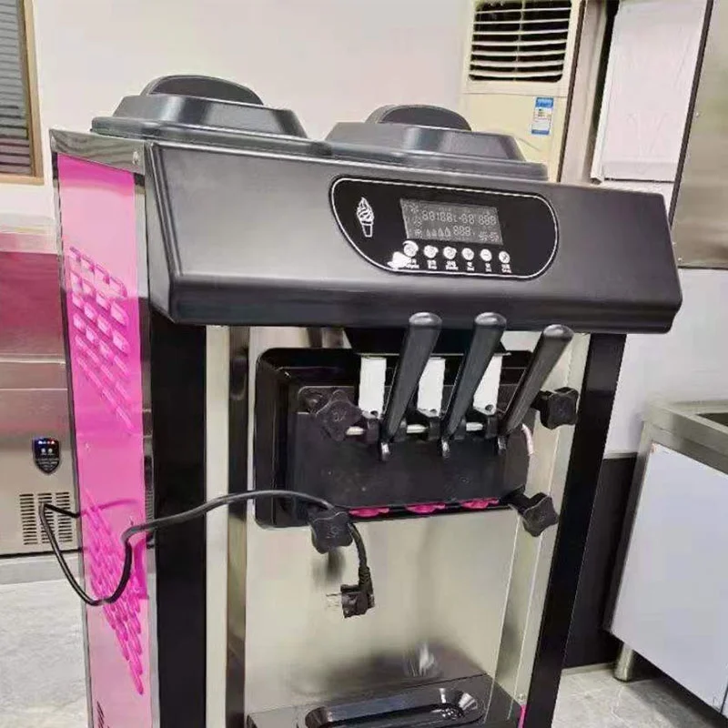 Brazil Five Flavor Air Pump Water Fruit Fresh Frozen Soft Ice Cream Machine in Pakistan