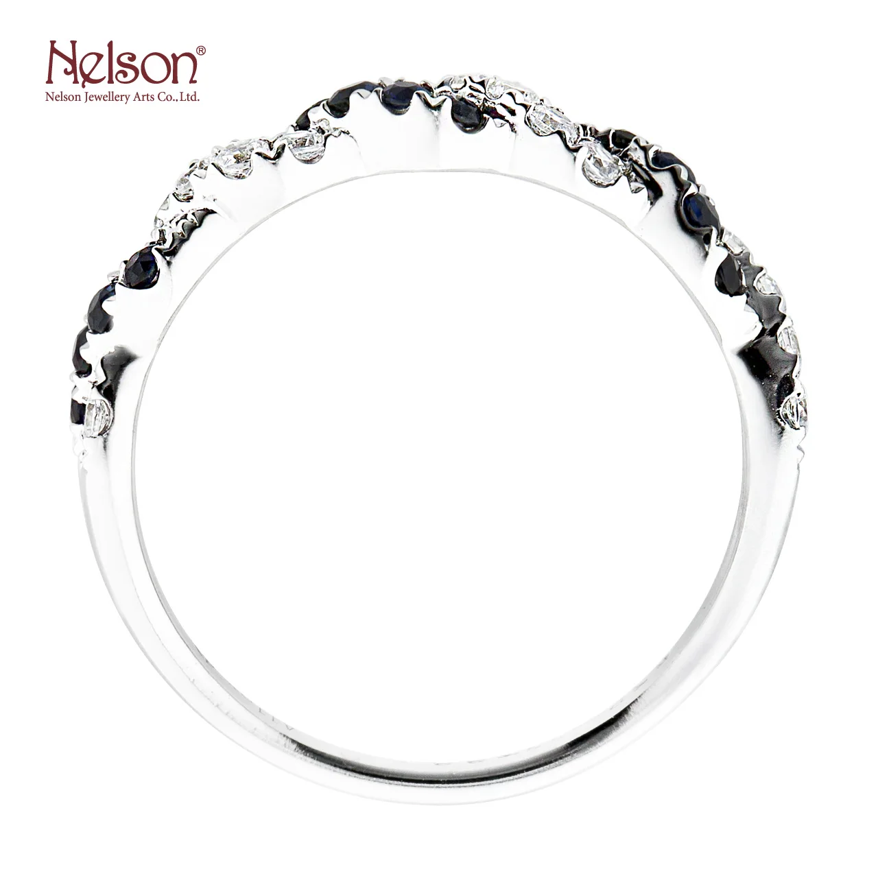 
Newest Style Zero risk Wholesale price no MOQ OEM ODM Award Winning Factory Modern 18K 750 White Gold Ruby Diamond Ring For Girl 