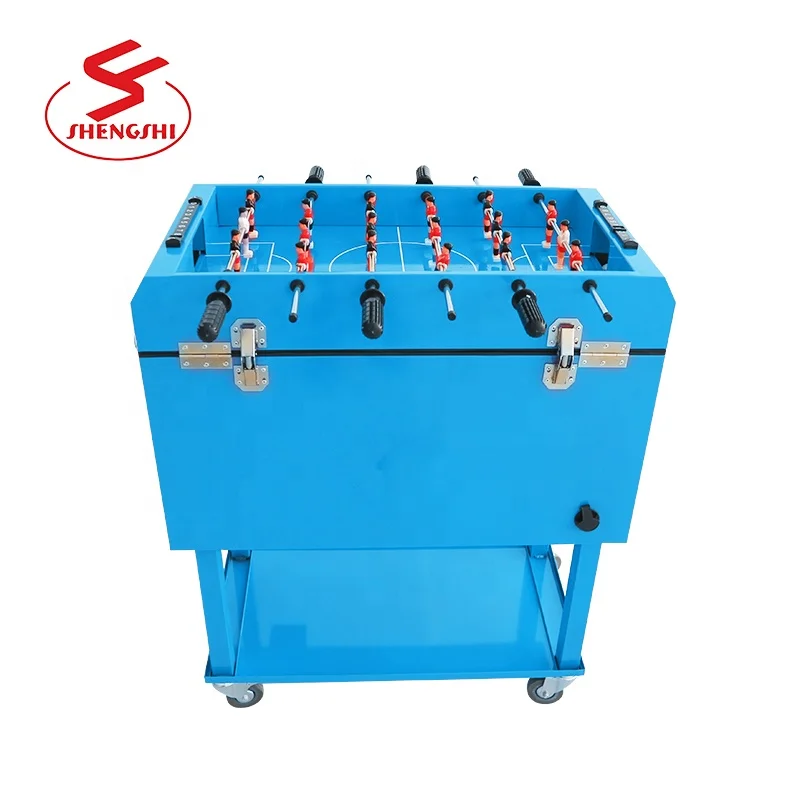 Portable  foosball table rolling metal Cooler Box