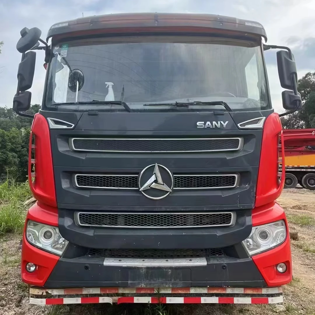 Sany Homemade 51 Meter Used Concrete Pump Truck 21 Years Old Hours Used Diesel Power Core Engine Motor Chinese Manufacturer