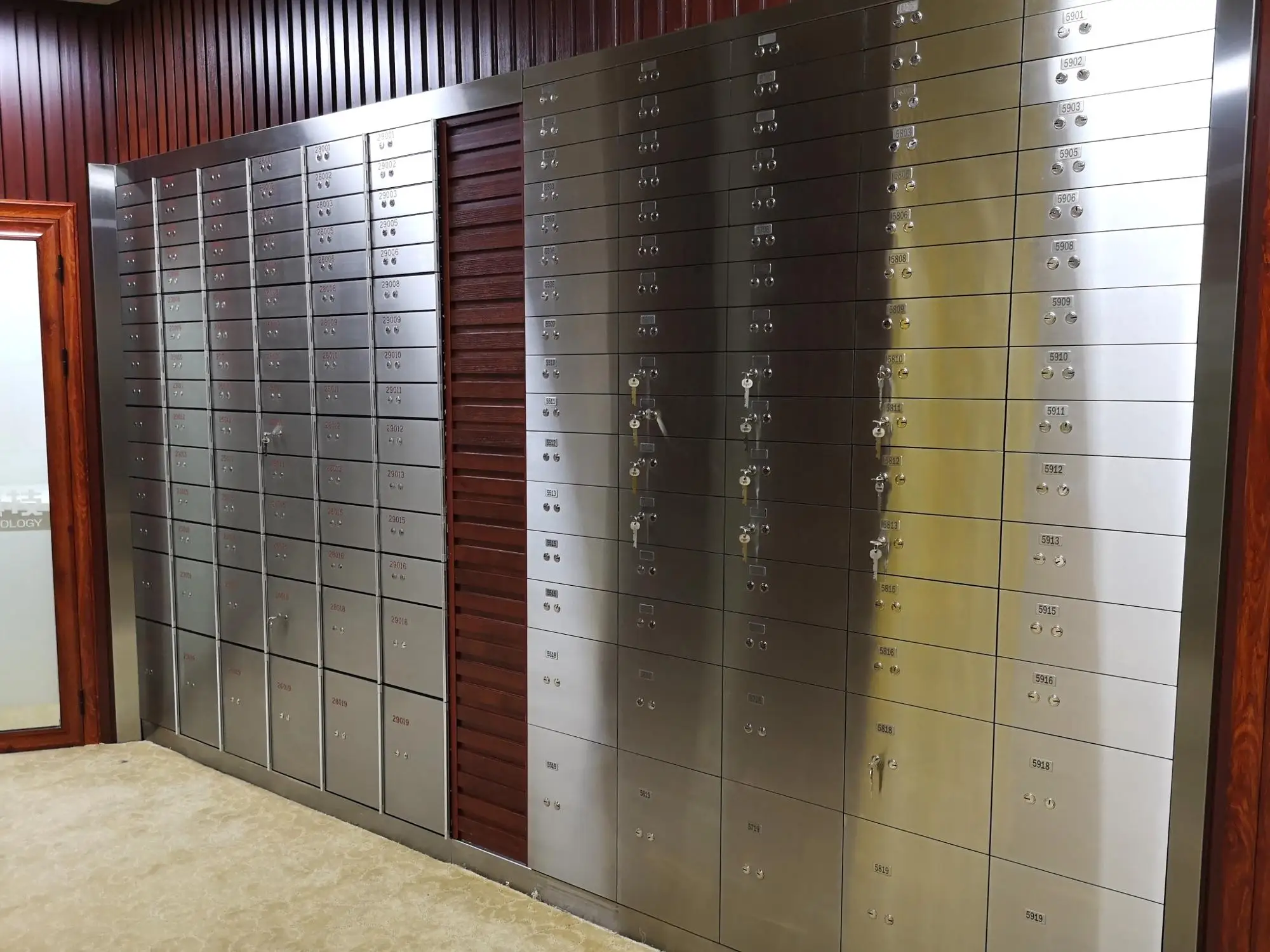 Home safe electronics deposit lockers bank safe deposit vault box