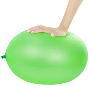 supply low MOQ 18 inch baby large neon punch latex balloons with rubber band handles punching balloon