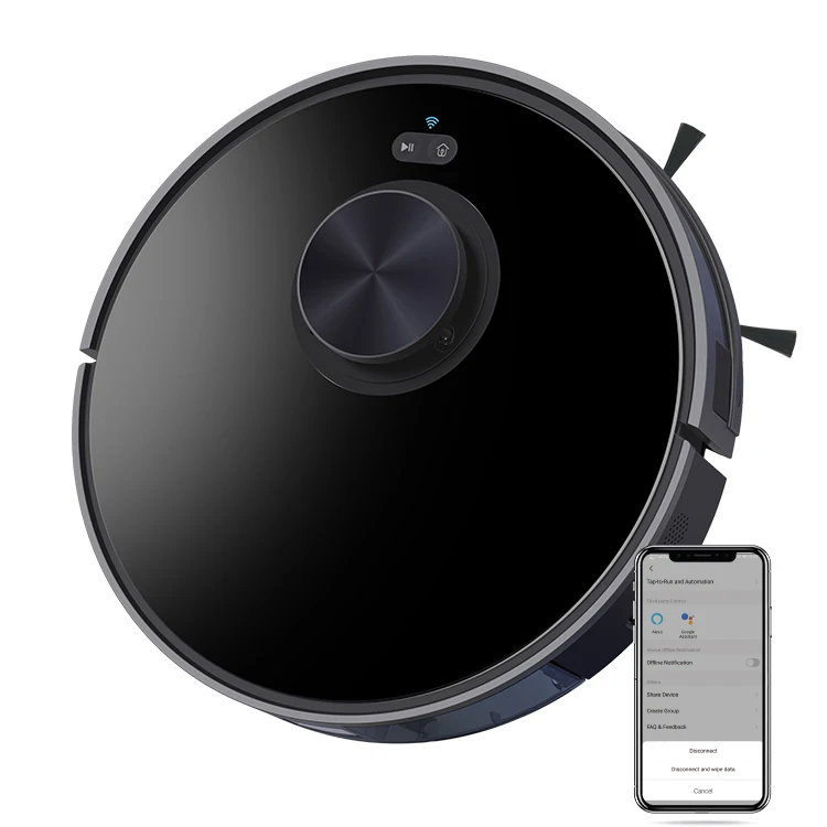 Robot Vacuum Cleaner Oem 3 In 1 350ml Large Dust Bin Tank Strong Suction Auto Smart Robot Vacuum Cleaner With Mop