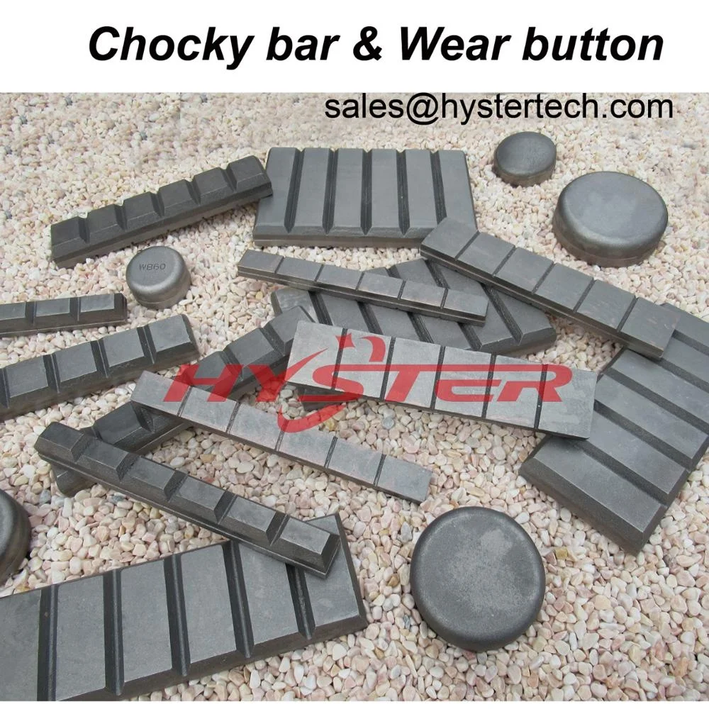 Weldable 63HRC CHOCKY WEAR BARS CB40, CB50, CB65, CB100 for abrasion and impact protection