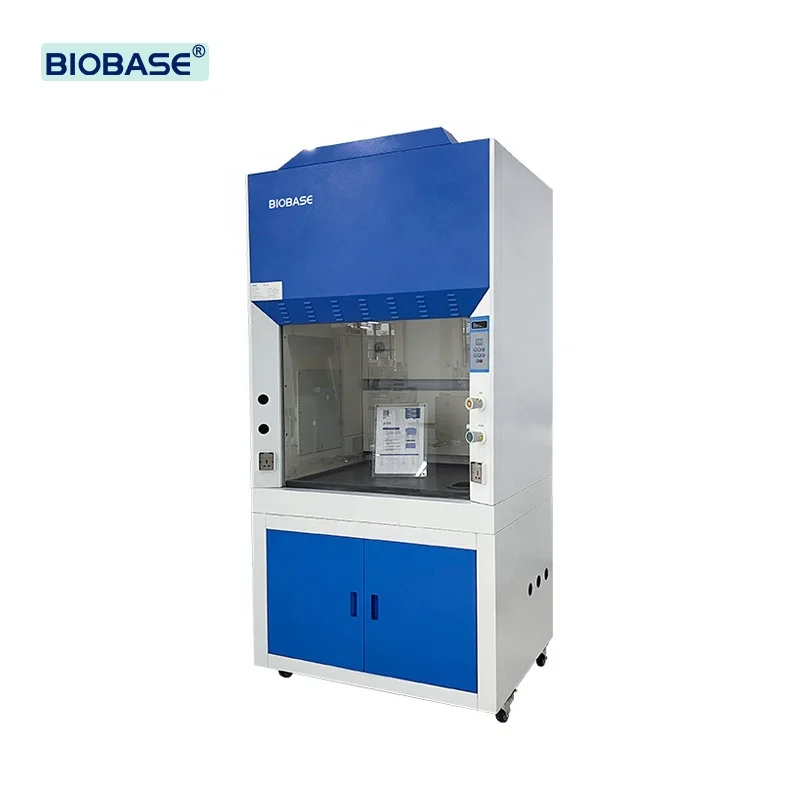 BIOBASE Manufacturer Lab fume hood Ducted fume extractor hood with fume hood exhaust fan