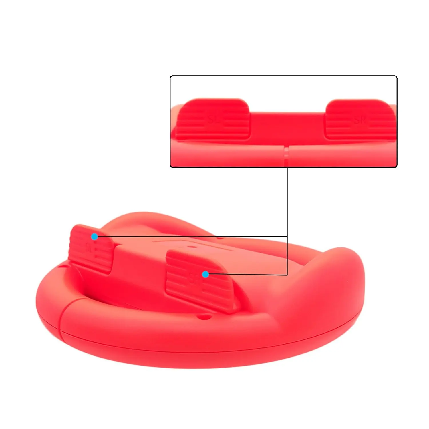 New Arrival 2 Pack Gaming Steering Wheel Video Game Accessories for Nintendo Switch Joy-con Controller