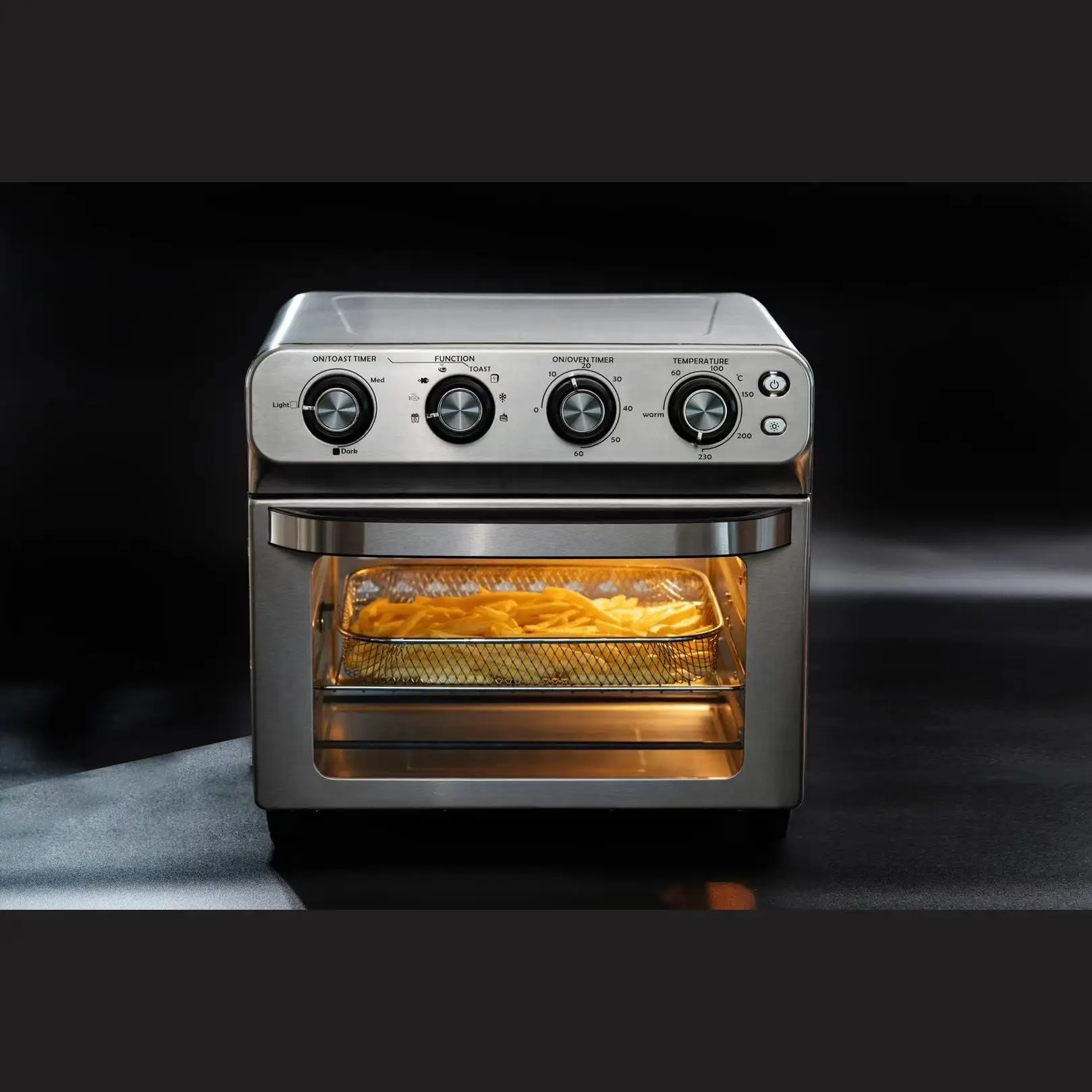 Hot sale 25L  Air Fryer Toaster Oven  LCD Display Convection air fryer oven