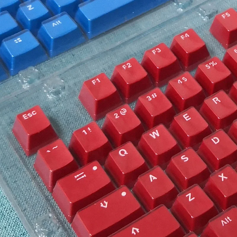  Европейская раскладка многоцветные матовые буквы OEM 104 клавиш непрозрачные колпачки для игровой механической