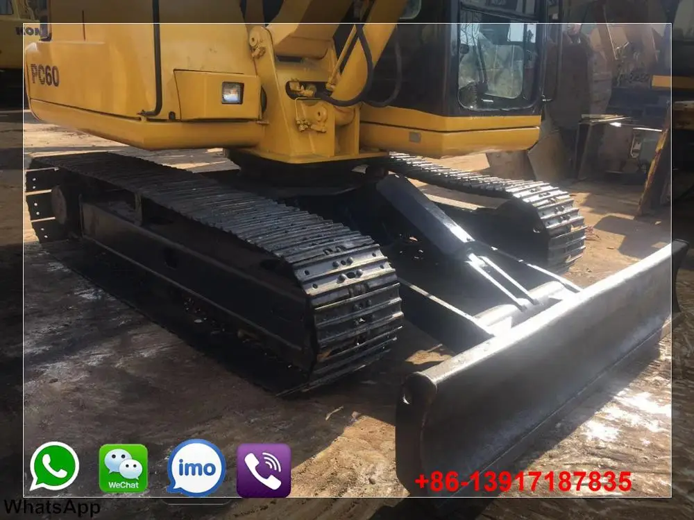 Used Komatsu mini excavator komatsu pc60-7 small excavator used small komatsu excavator pc60-7