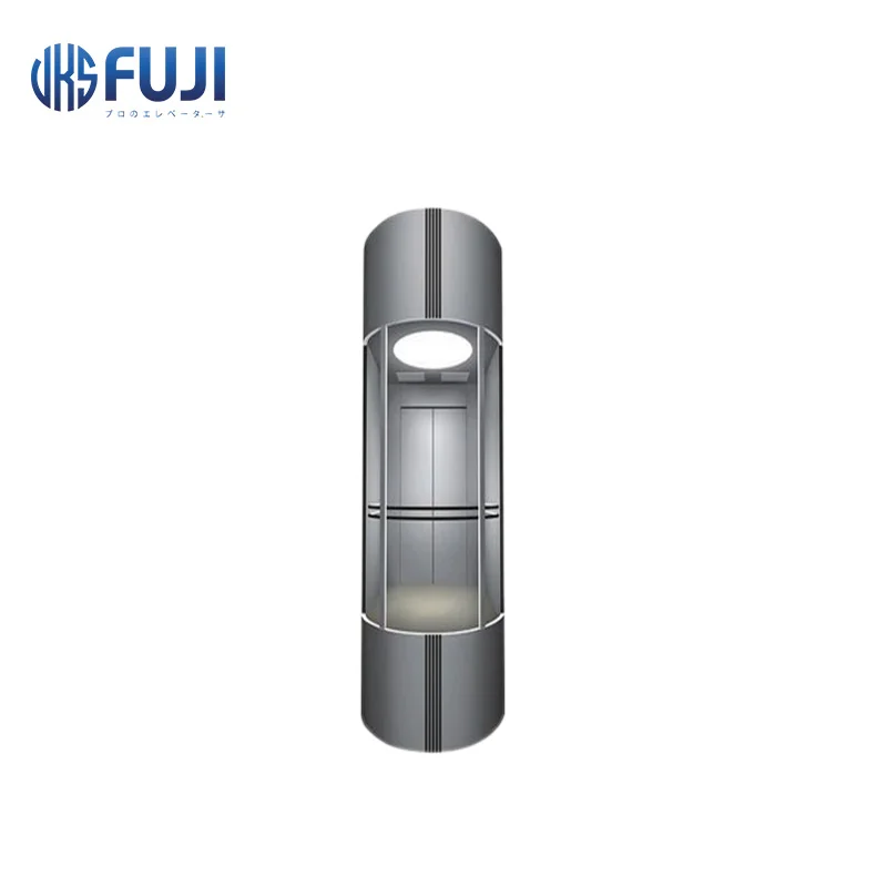 China Made Excellent Quality Vvvf Control Home Elevator 2 Floor Mini Elevator For Panoramic Glass Elevator Lift