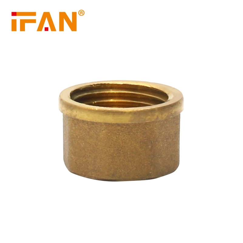 IFAN Factory Direct Brass Pipe And Fittings All Types Brass Plumbing Fittings 1/2 Inch Equal Tee Elbow Brass Fittings