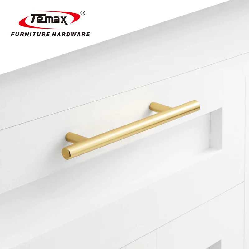  Современные дверные ручки Temax для шкафа черная дверная ручка из нержавеющей стали SS8925