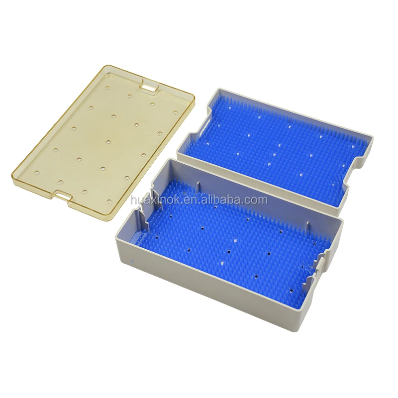 Surgical aluminum alloy sterilization case, Autoclave sterilization tray ,disinfection container microsurgical instrument box