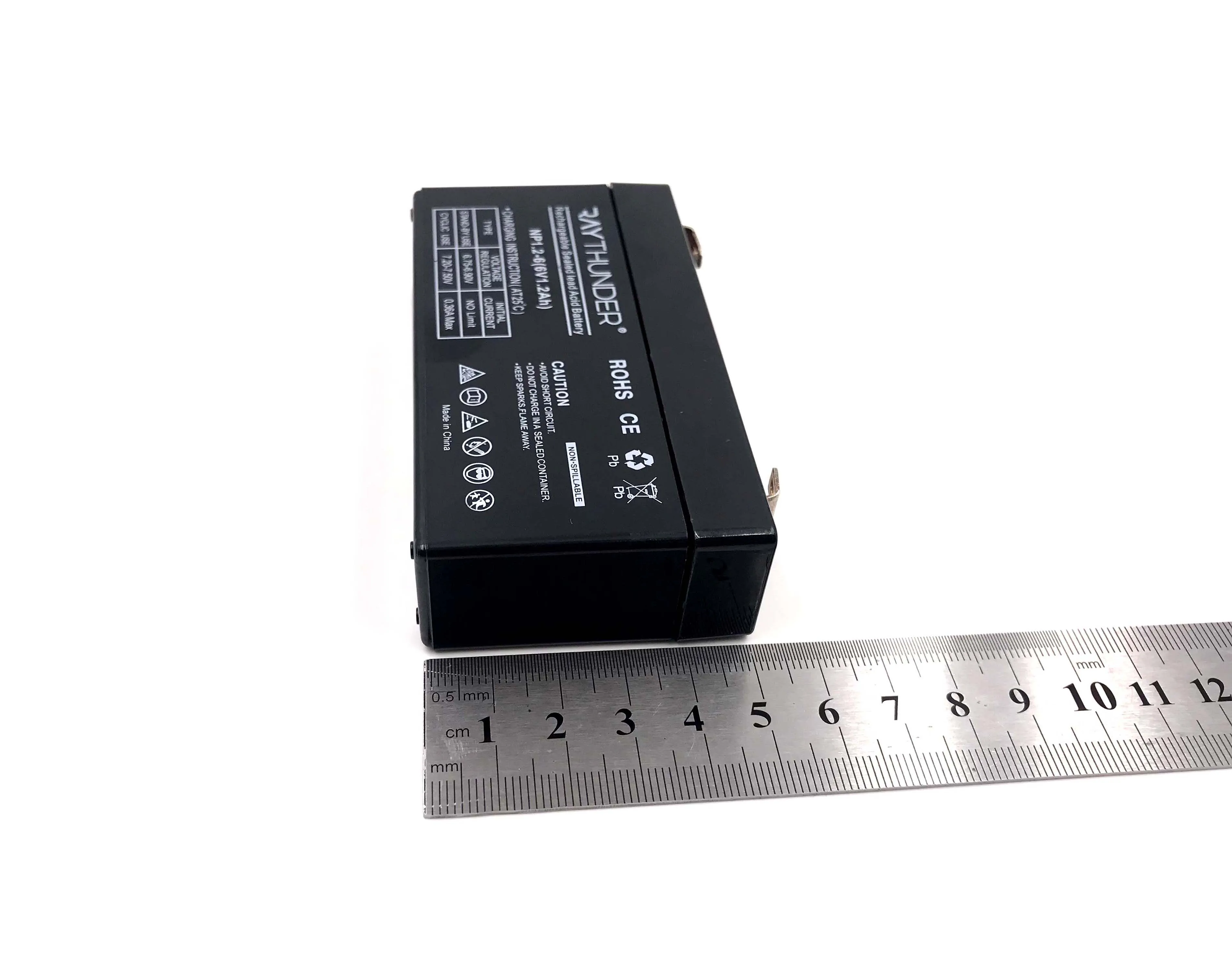small batteries rechargeable 6v 1.2ah sealed lead acid battery