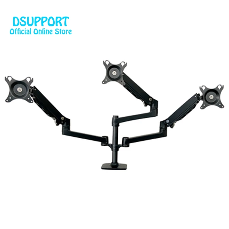 New Desktop Full Motion 17-32 inch Triple Monitor Holder Mount long arm triple Monitor Holder Mount Arm