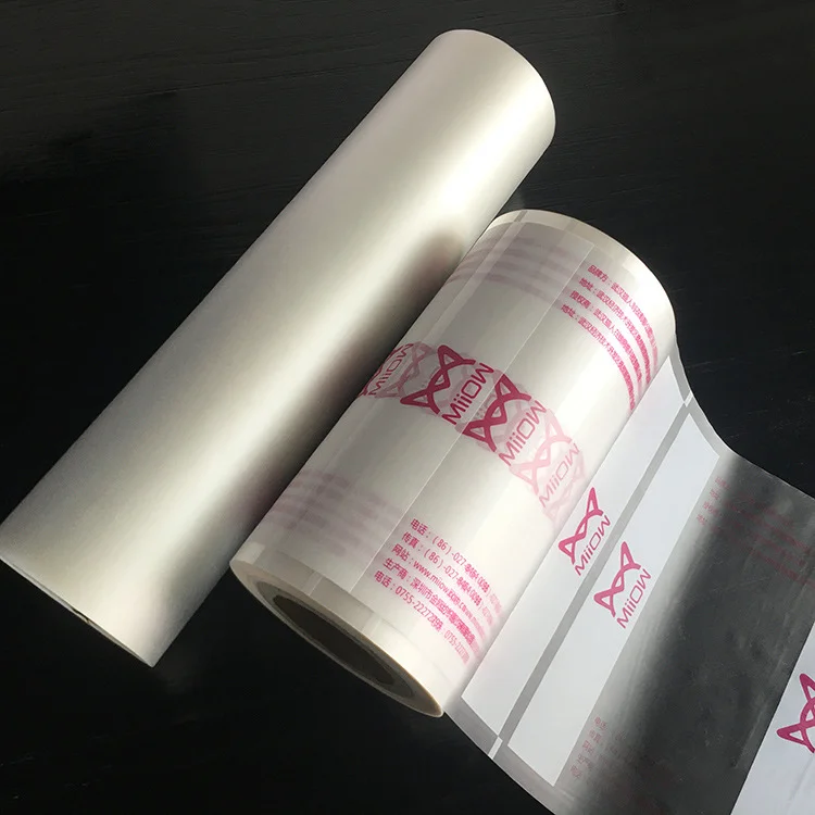 Professional manufacturers custom printed roll film cheese packaging food grade PET plastic film roll packaging for machine