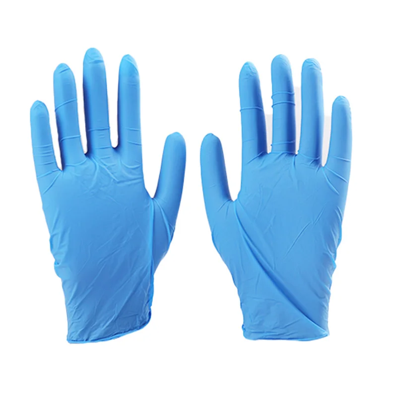 House hood nitrile Gloves powder free gloves latex free industrial OEM restaurant water proof disposable gloves