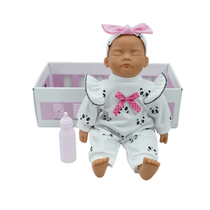 12 inch Highly Durable Soft Vinyl Delicate Reborn Doll Kit bebes reborn de silicona realistas for Gift Boutique