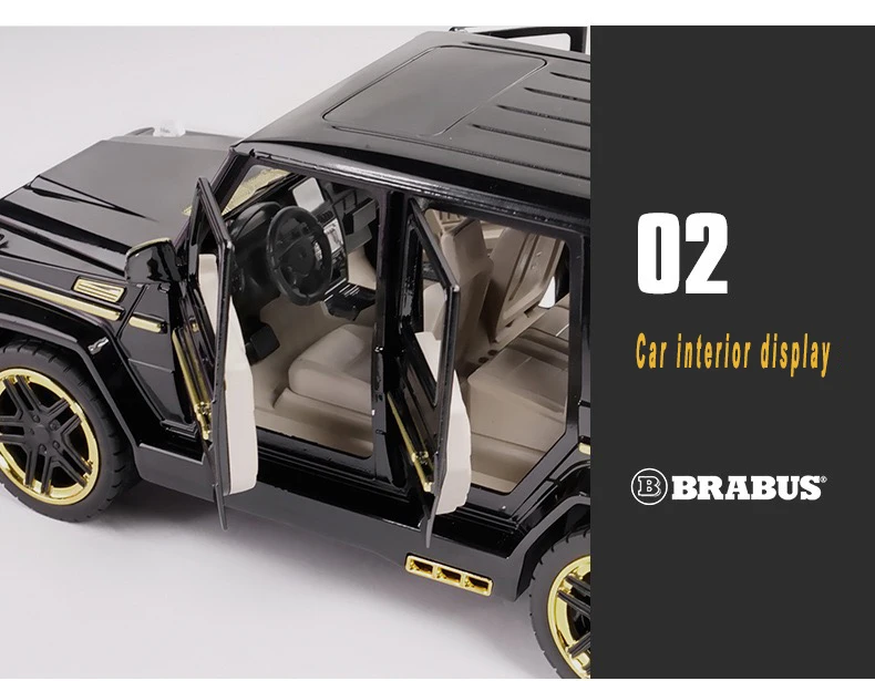 High quality Alloy 1:24 Diecast Car Model Action BENZ Figure