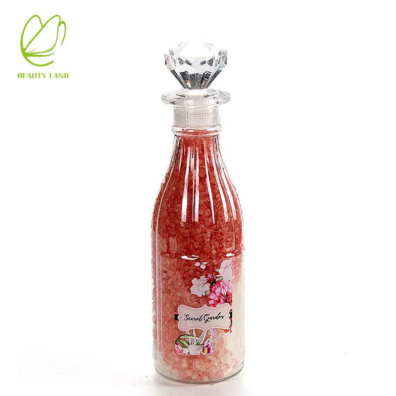 Wholesale Luxury Bath Salts Jar Epsom Salt Aromatherapy Scented Dead Sea Salt Relax Bath OEM Private Label