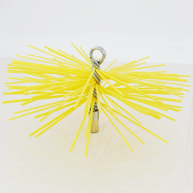 Chimney cleaning brush duct cleaning brush