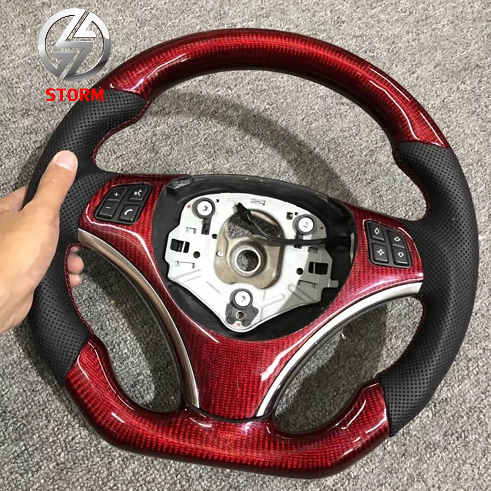Рулевое колесо из углеродного волокна для Bmw f10 f30 e90 e46 e60 e92 e91 e34 g90 x3 x6