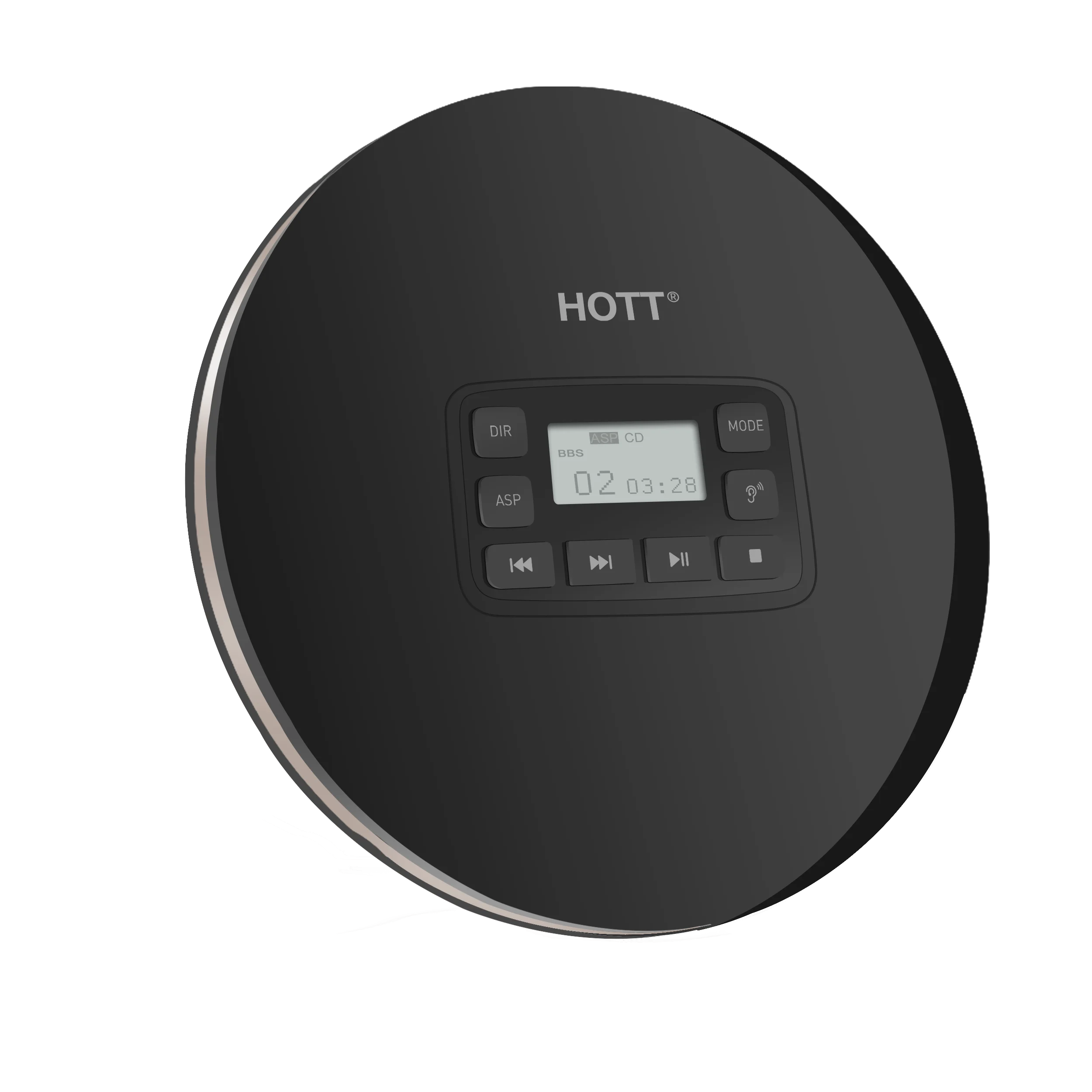 Rechargeable Portable CD Player  Portable Personal Compact CD Player with LED Display Support MP3 for Kids & Adults