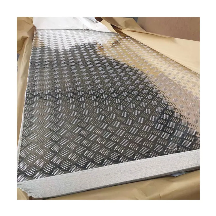 Embossed Aluminium Sheet 1060 3003 3105  5052 5754 6061 T6 Tread Aluminum Checker Plate
