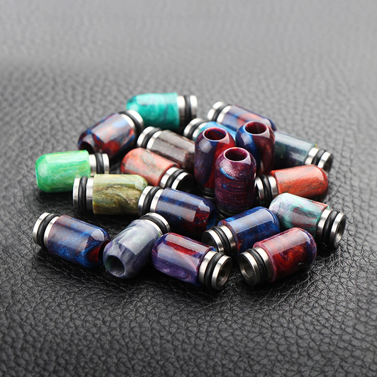 
Volcanee beauty drip tip Epoxy Resin Drip Tip 510 Wide Bore Mouthpiece for V8 Baby RTA Atomizer E Cigarette Vape Accessory rda 