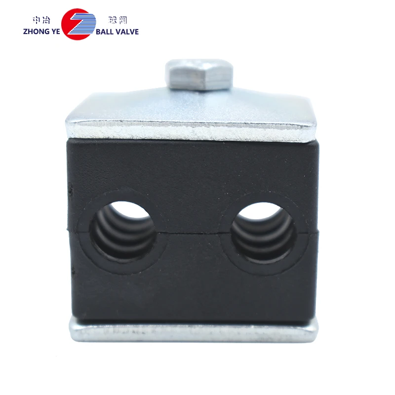Factory Direct High Quality  din 3015 hydraulic twin polyamide for Tube  clamp for oil pipe