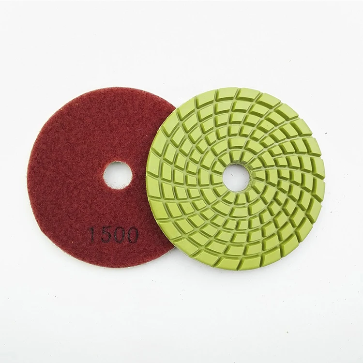 4inch Diamond resin bond concrete polishing pads #1500 Renew Sanding