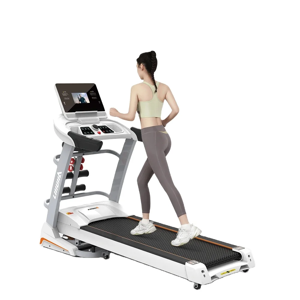 Lijiujia semi commerical multi function treadmill dc motor electric sports equipment 140kg user max weight running machine
