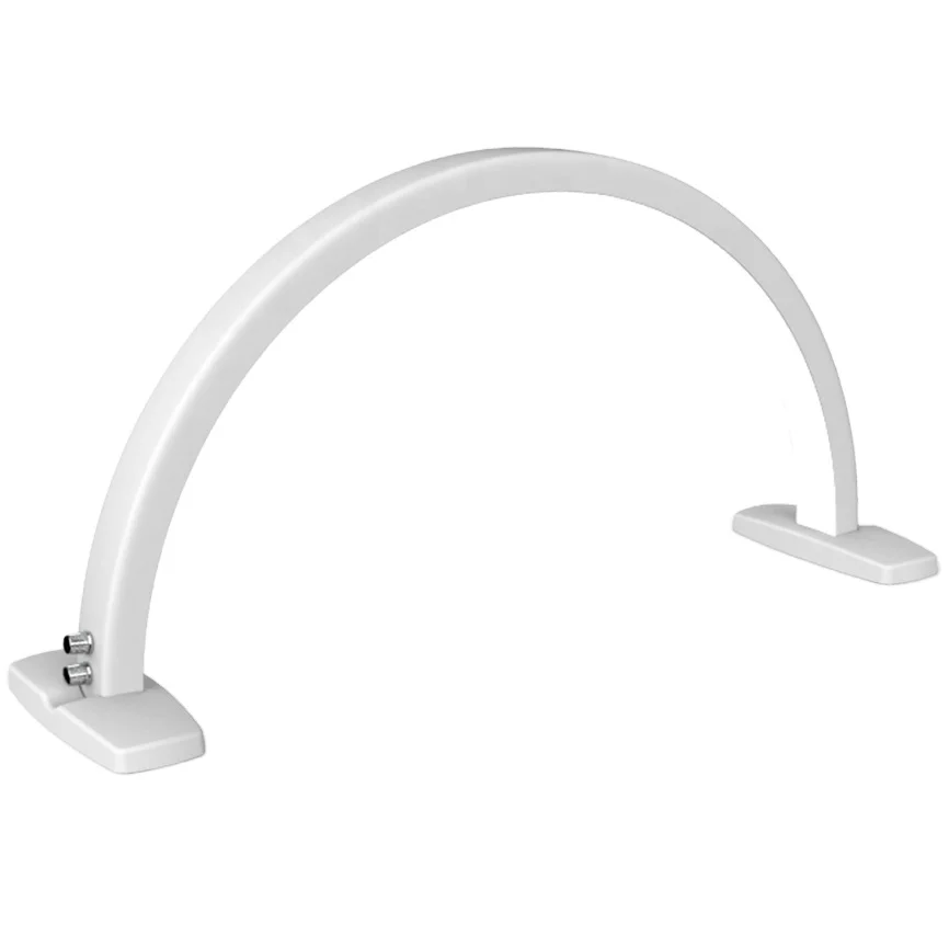 LED Nail Lamp Customized Logo Adjustable Half Moon Arch Design 40W Beauty Salon Manicure Table Lamps Desk Ring Nail Supplies