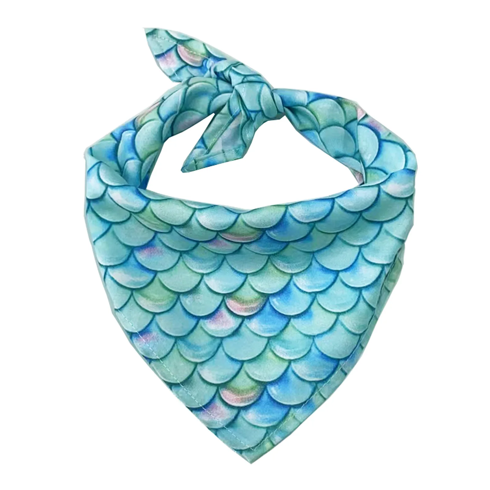 Модный пользовательский принт с логотипом полиэстера Pet pщенок Bandana Шея шарф собака бандана