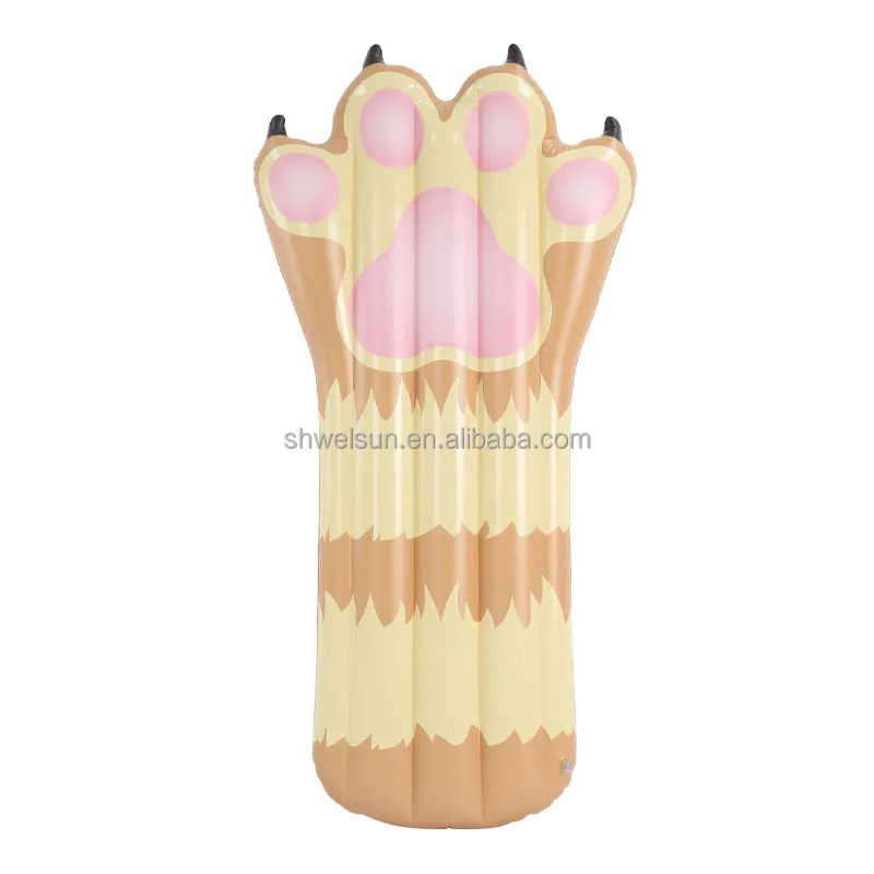 PVC Cat Paw Float Inflatable Pool Float Lounge for Sale