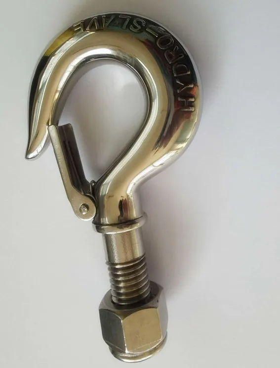 Factory Stainless Steel Heavy Duty Safety Lifting Hook Crane Hook Shank Hook for Marine