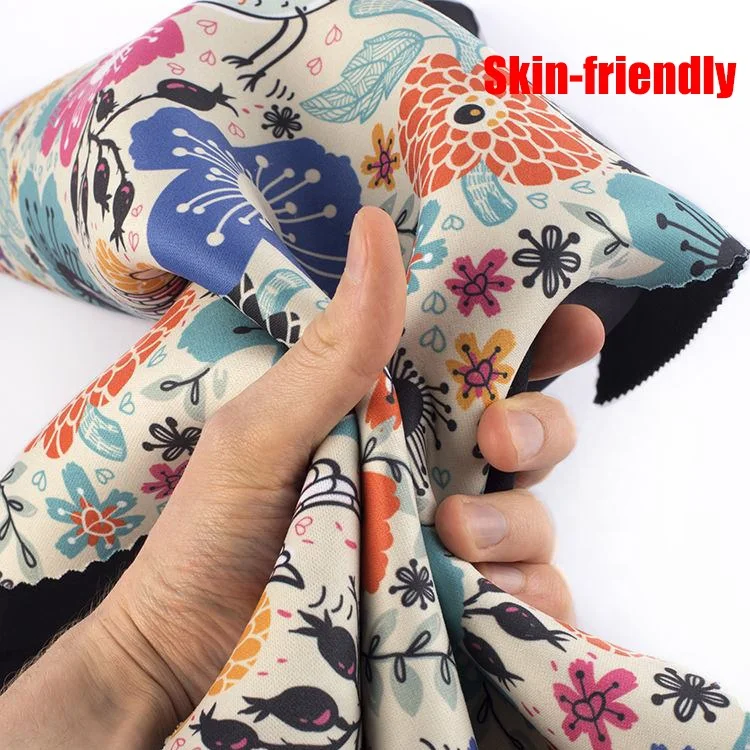 Free sample custom printed neoprene coated fabric 2mm 3mm 4mm 5mm waterproof material printed neoprene fabric