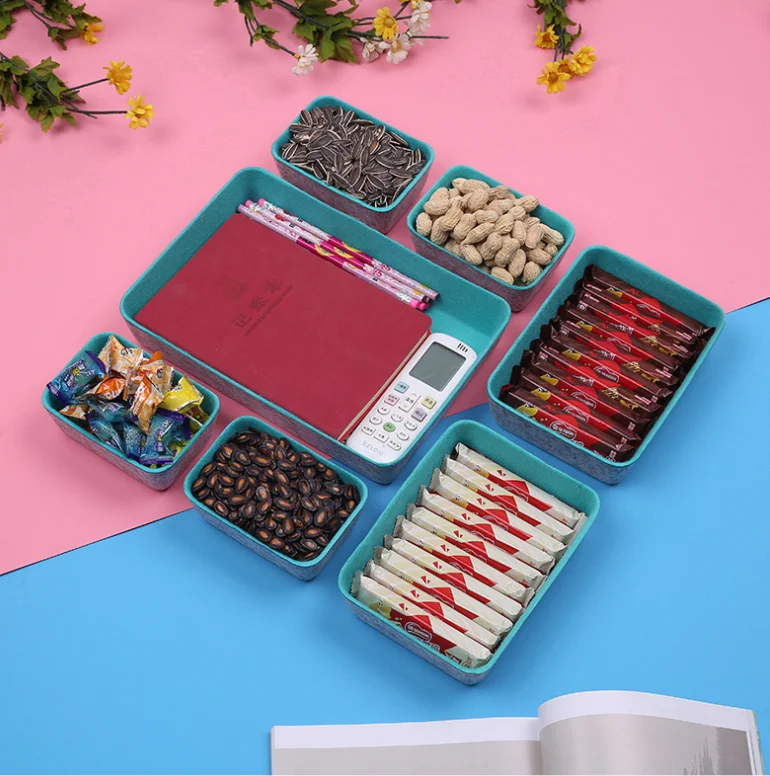 2022 High quality best polyester felt fabric storage box For home