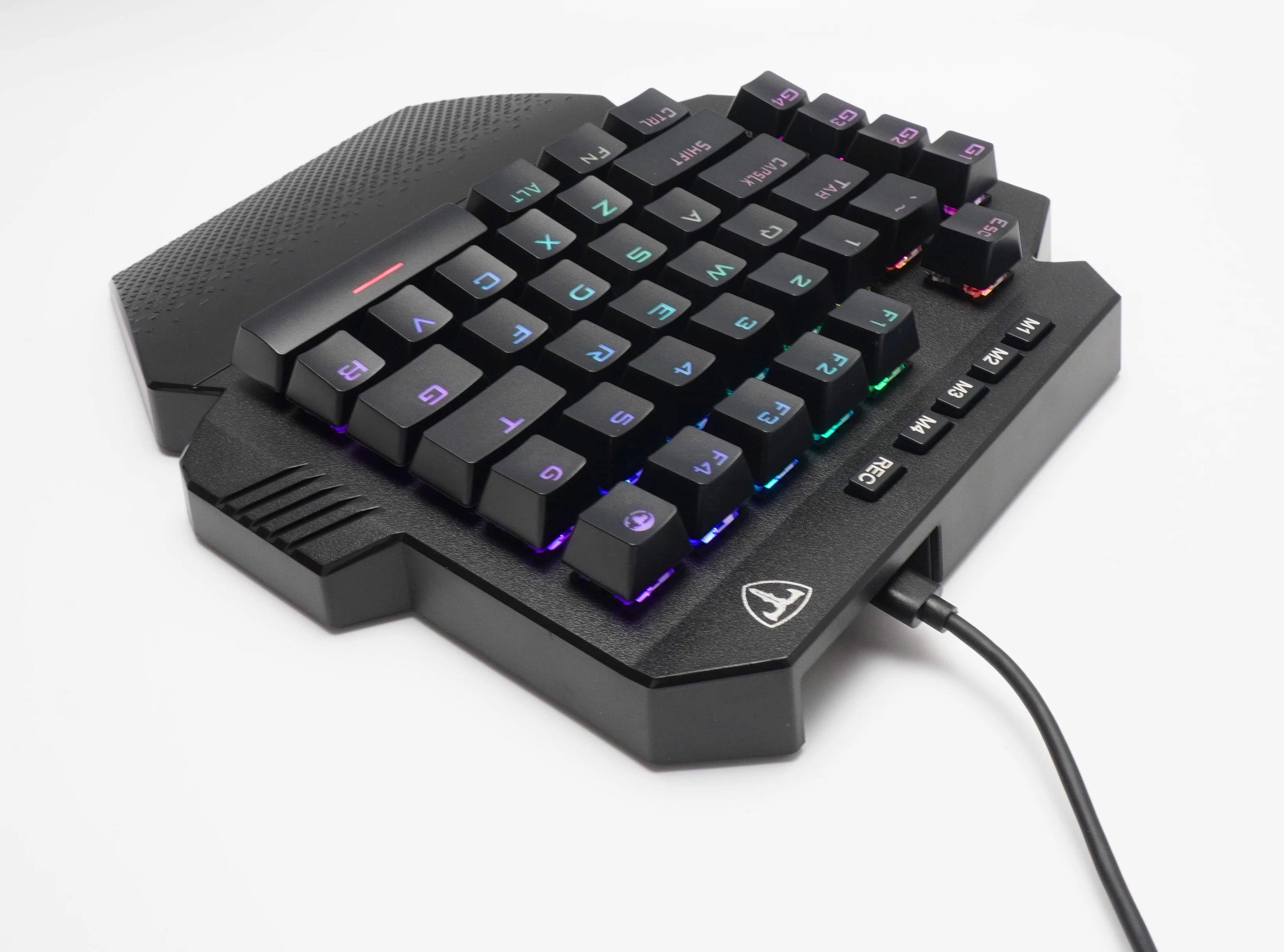 Wholesale 44 keys dual mode mechanical feel keyboard mini gamer 2.4G wireless one handed gaming keyboard