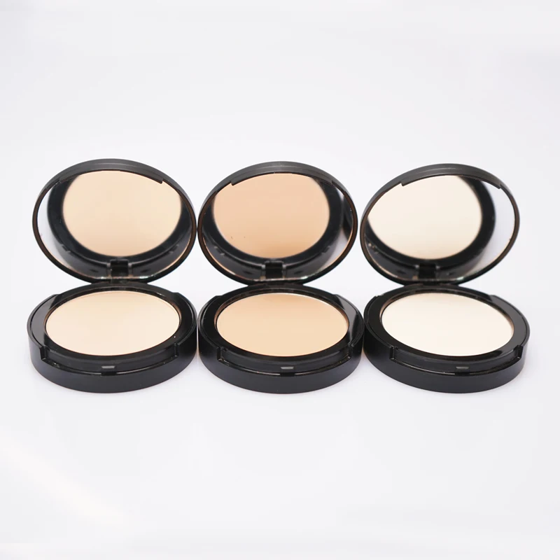 High Quality Private Label Long Wearing Oil Free Matte Pressed Powder Makeup Full Coverage Compact Powder