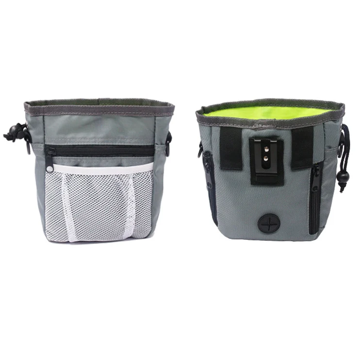 Easily Carries Walking Large Capacity Dog Snack Treat Bag Training Pouch with Adjustable Belt
