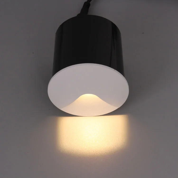 Professional   factory price  outdoor embedded  round square  corridor wall lamp led deck light drywall step light